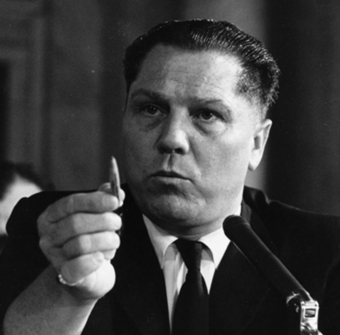 Teamsters Union President Jimmy Hoffa