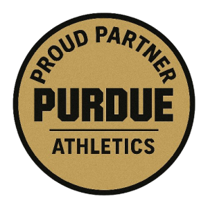 Proud Partner of Purdue Athletics badge